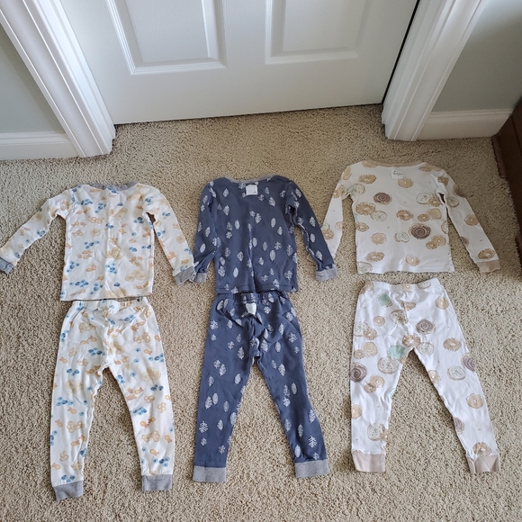 BURT'S BEES KIDS Bundle of 3 Pajamas size 3T - Picture 6 of 9